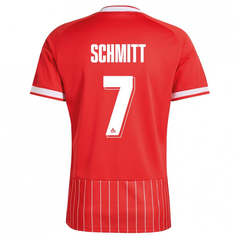 Danxen Heren Oliver Schmitt #7 Rood Wit Groen Uitshirt Uittenue 2026/27 T-Shirt