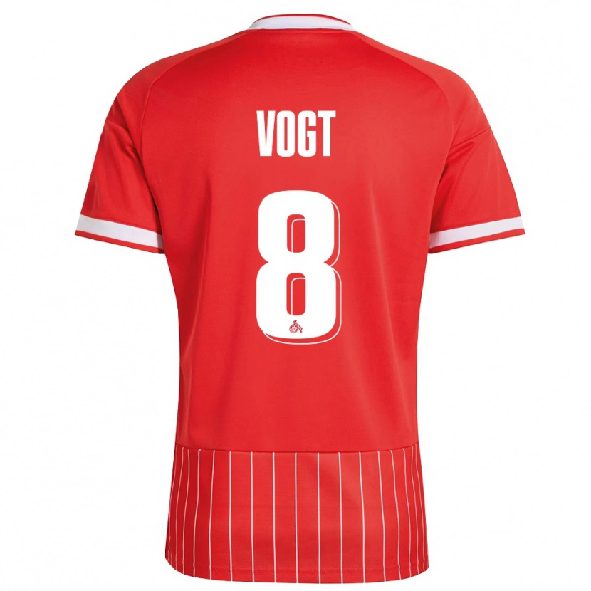 Danxen Heren Laura Vogt #8 Rood Wit Groen Uitshirt Uittenue 2026/27 T-Shirt