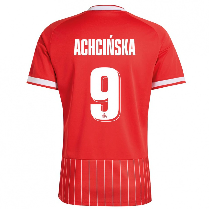 Danxen Heren Adriana Achcińska #9 Rood Wit Groen Uitshirt Uittenue 2026/27 T-Shirt