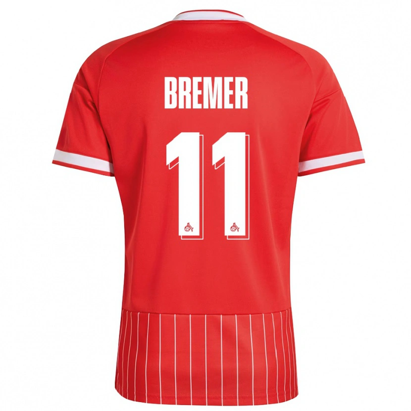 Danxen Heren Pauline Bremer #11 Rood Wit Groen Uitshirt Uittenue 2026/27 T-Shirt