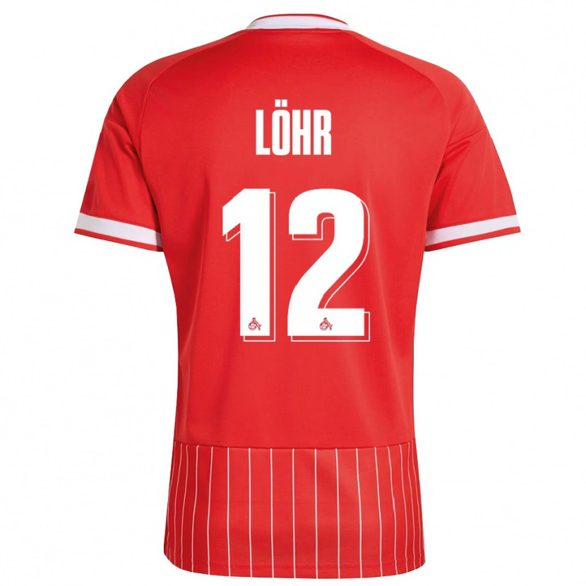 Danxen Heren Max Löhr #12 Rood Wit Groen Uitshirt Uittenue 2026/27 T-Shirt