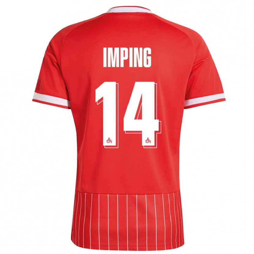 Danxen Heren Carlotta Imping #14 Rood Wit Groen Uitshirt Uittenue 2026/27 T-Shirt