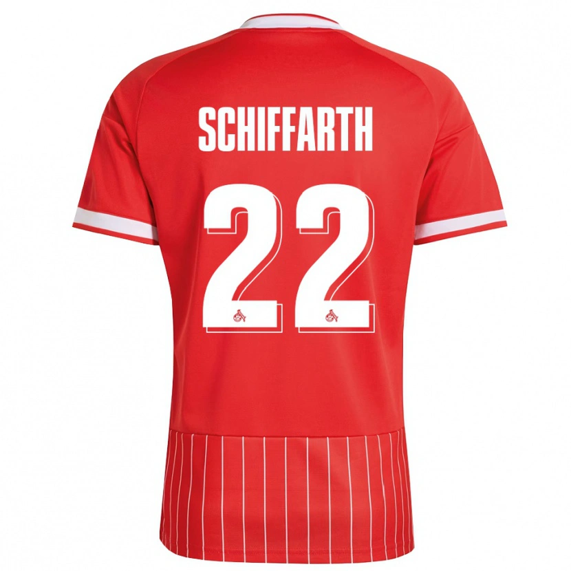 Danxen Heren Julia Schiffarth #22 Rood Wit Groen Uitshirt Uittenue 2026/27 T-Shirt