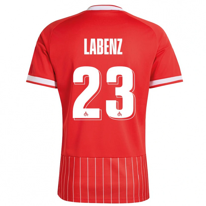 Danxen Heren Luiz Labenz #23 Rood Wit Groen Uitshirt Uittenue 2026/27 T-Shirt