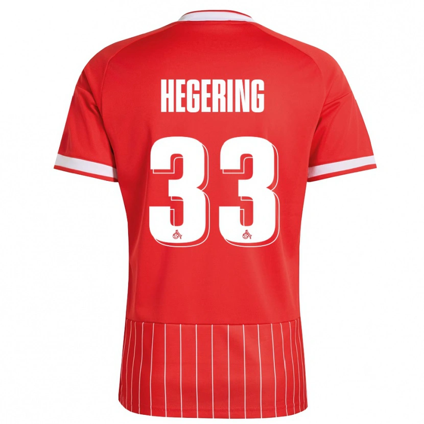 Danxen Heren Marina Hegering #33 Rood Wit Groen Uitshirt Uittenue 2026/27 T-Shirt