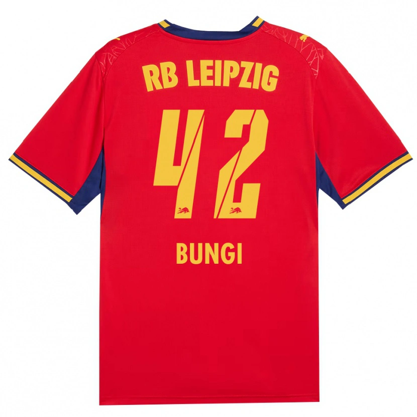 Danxen Heren Joyeux Masanka Bungi #42 Rood Geel Koninklijk Blauw Uitshirt Uittenue 2026/27 T-Shirt