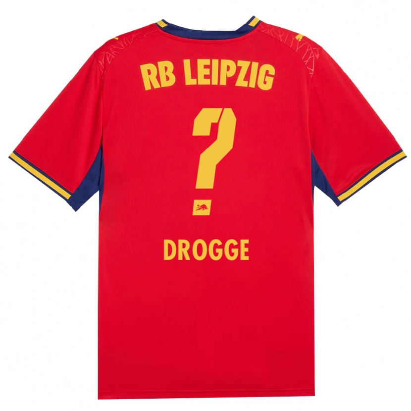 Danxen Heren Lennert Drogge #0 Rood Geel Koninklijk Blauw Uitshirt Uittenue 2026/27 T-Shirt
