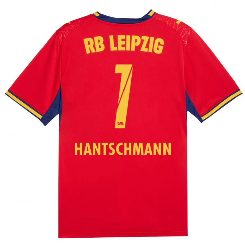 Danxen Heren Franz Hantschmann #1 Rood Geel Koninklijk Blauw Uitshirt Uittenue 2026/27 T-Shirt