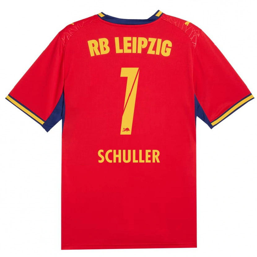 Danxen Heren Gina Schüller #1 Rood Geel Koninklijk Blauw Uitshirt Uittenue 2026/27 T-Shirt