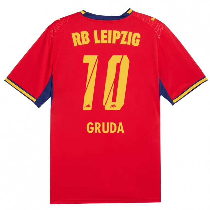 Danxen Heren Brajan Gruda #10 Rood Geel Koninklijk Blauw Uitshirt Uittenue 2026/27 T-Shirt