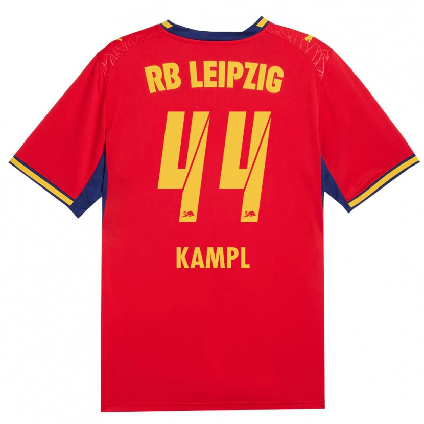 Danxen Heren Kevin Kampl #44 Rood Geel Koninklijk Blauw Uitshirt Uittenue 2026/27 T-Shirt
