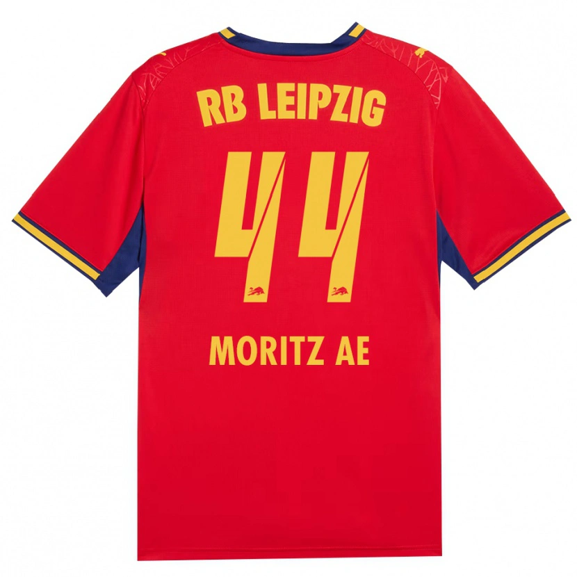 Danxen Heren Moritz Aé #44 Rood Geel Koninklijk Blauw Uitshirt Uittenue 2026/27 T-Shirt