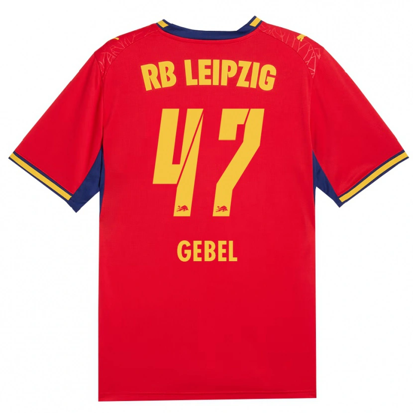 Danxen Heren Viggo Gebel #47 Rood Geel Koninklijk Blauw Uitshirt Uittenue 2026/27 T-Shirt