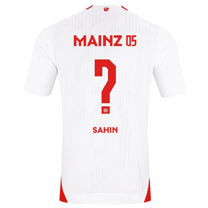 Danxen Heren Malik Sahin #0 Wit Rood Geel Uitshirt Uittenue 2026/27 T-Shirt