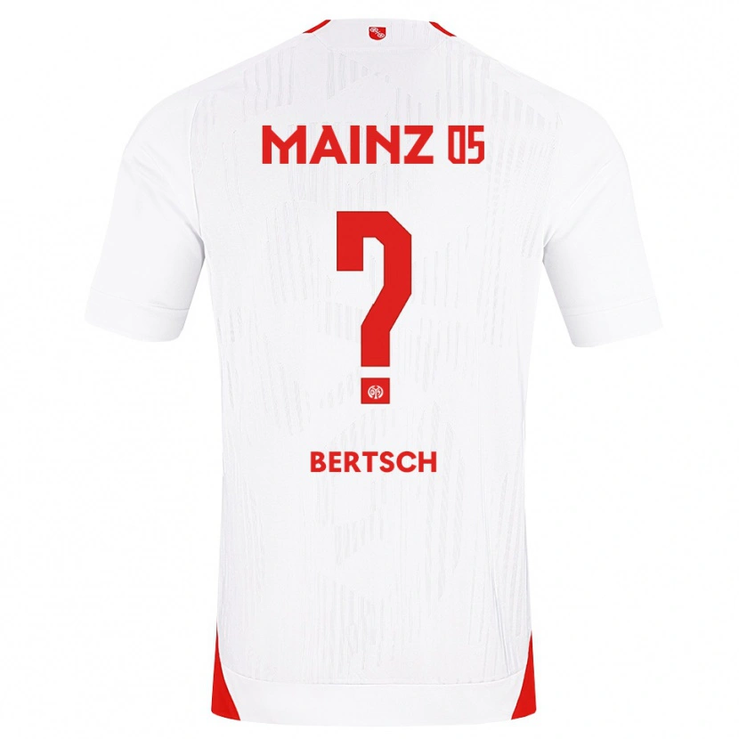 Danxen Heren Paul Bertsch #0 Wit Rood Geel Uitshirt Uittenue 2026/27 T-Shirt