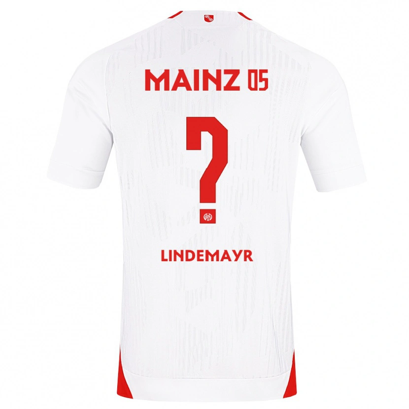 Danxen Heren Florian Lindemayr #0 Wit Rood Geel Uitshirt Uittenue 2026/27 T-Shirt