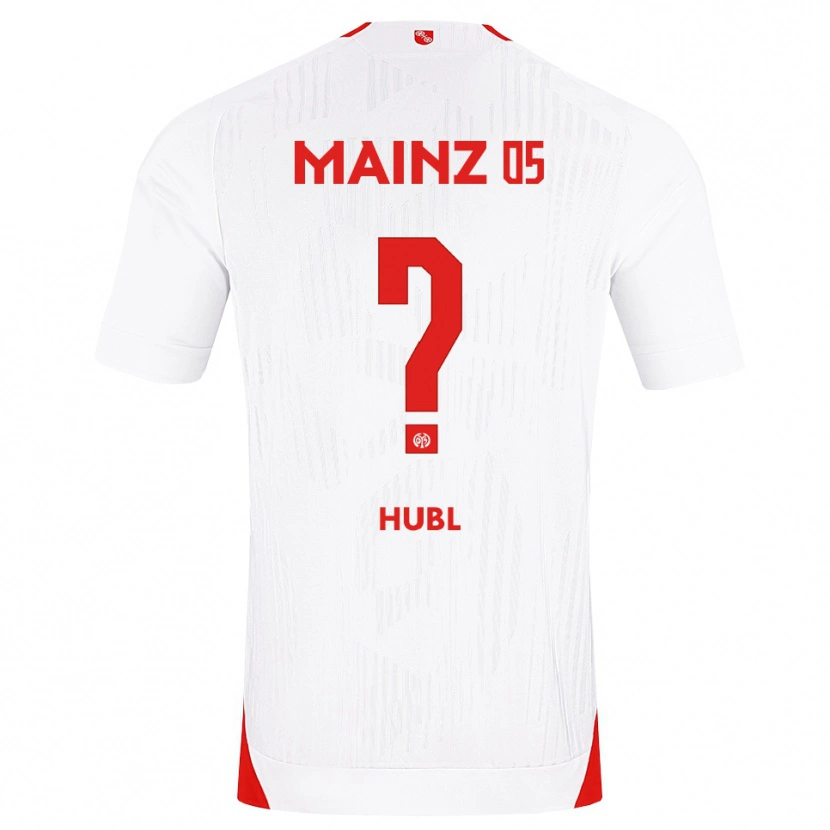 Danxen Heren Jannis Hubl #0 Wit Rood Geel Uitshirt Uittenue 2026/27 T-Shirt