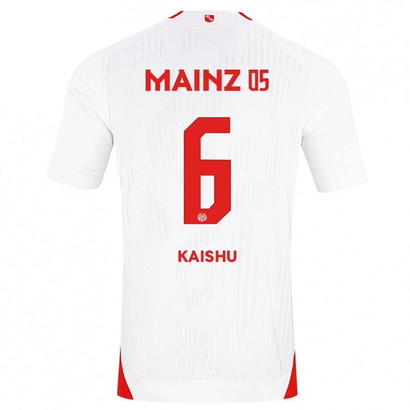 Danxen Heren Kaishu Sano #6 Wit Rood Geel Uitshirt Uittenue 2026/27 T-Shirt