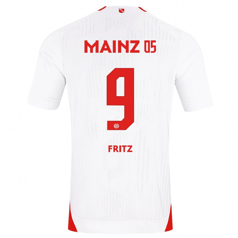 Danxen Heren April Fritz #9 Wit Rood Geel Uitshirt Uittenue 2026/27 T-Shirt