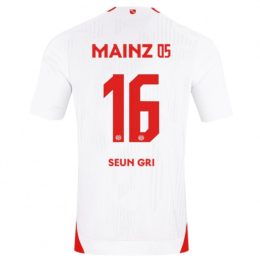 Danxen Heren Seun-Gri Lee #16 Wit Rood Geel Uitshirt Uittenue 2026/27 T-Shirt