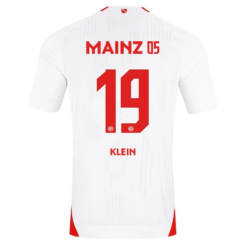 Danxen Heren Yannis Klein #19 Wit Rood Geel Uitshirt Uittenue 2026/27 T-Shirt