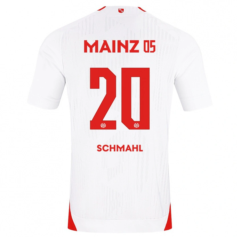 Danxen Heren Laura Schmahl #20 Wit Rood Geel Uitshirt Uittenue 2026/27 T-Shirt