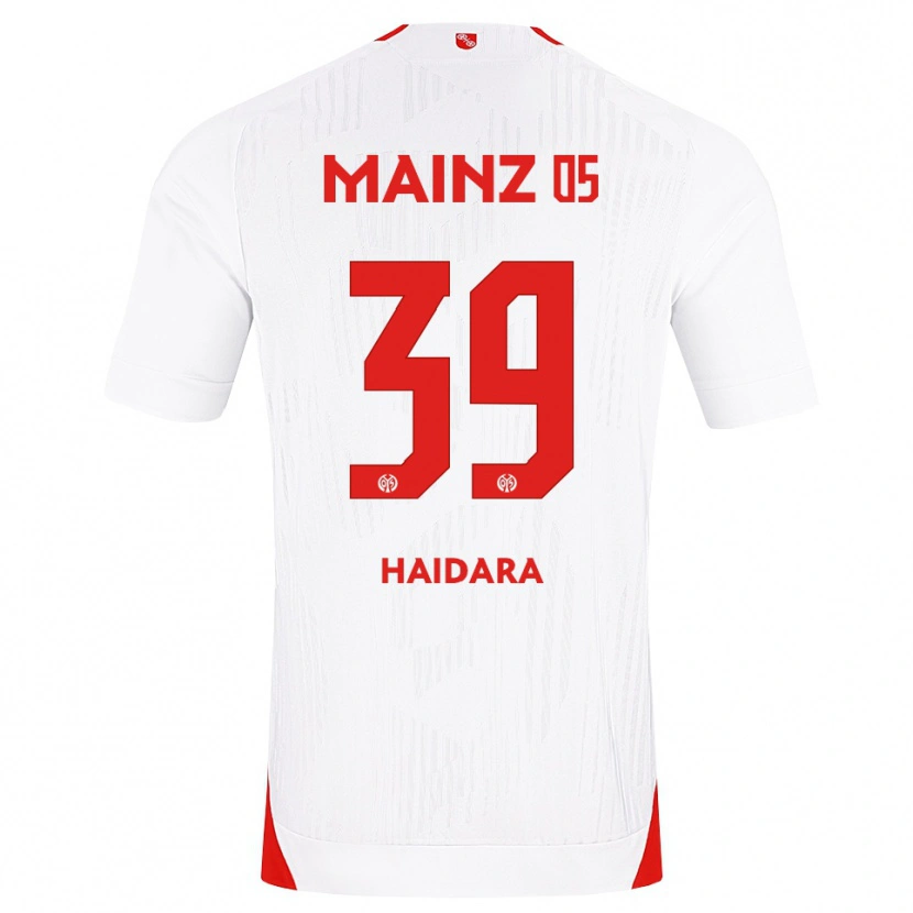 Danxen Heren Alynho Haidara #39 Wit Rood Geel Uitshirt Uittenue 2026/27 T-Shirt