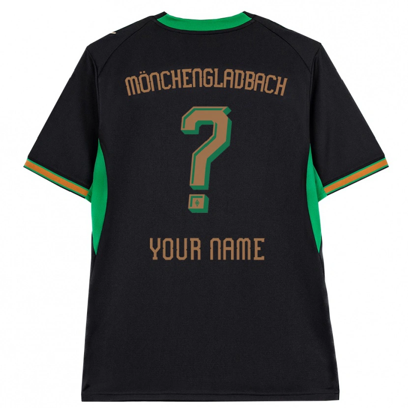 Danxen Heren Uw Naam #0 Zwart Oranje Groen Bruin Uitshirt Uittenue 2026/27 T-Shirt