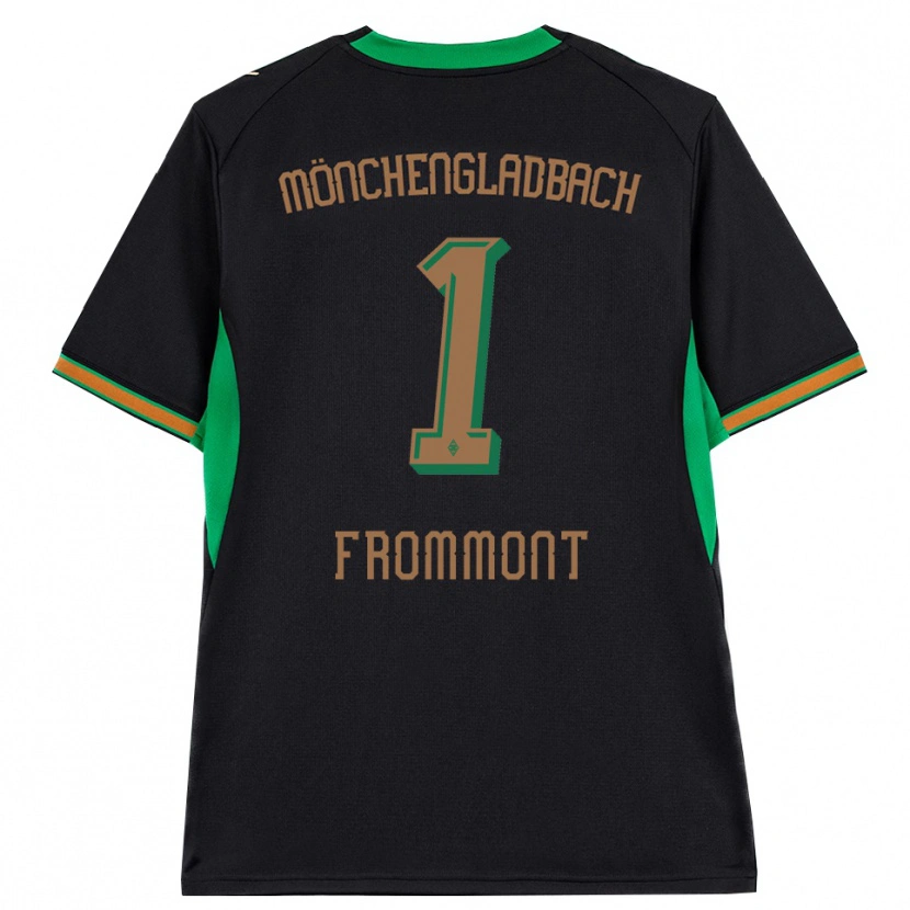 Danxen Heren Romina Frommont #1 Zwart Oranje Groen Bruin Uitshirt Uittenue 2026/27 T-Shirt