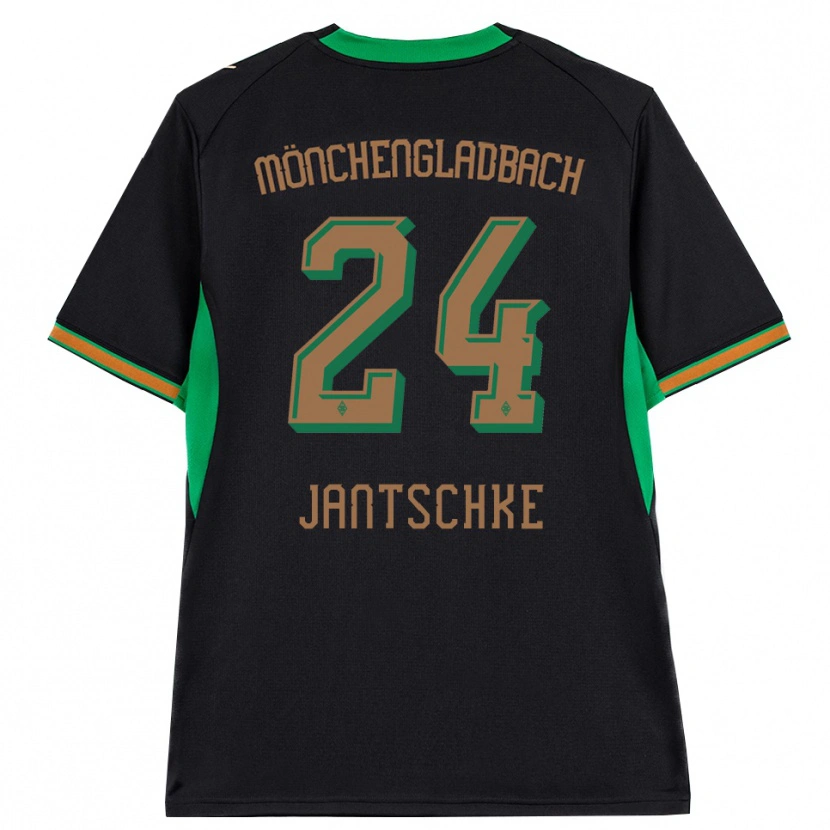 Danxen Heren Tony Jantschke #24 Zwart Oranje Groen Bruin Uitshirt Uittenue 2026/27 T-Shirt