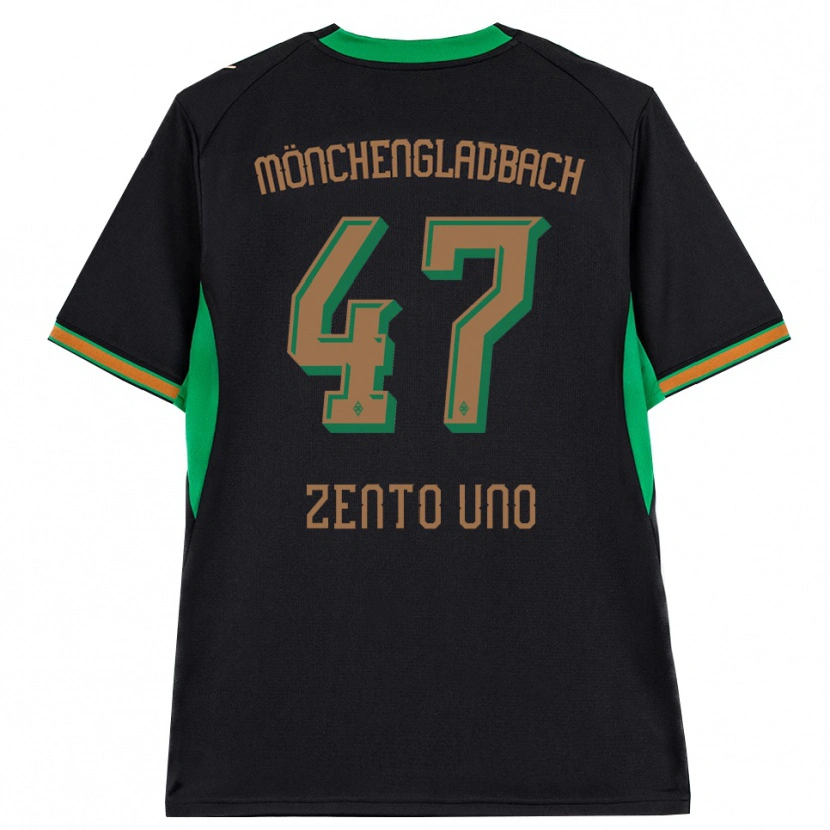Danxen Heren Zento Uno #47 Zwart Oranje Groen Bruin Uitshirt Uittenue 2026/27 T-Shirt