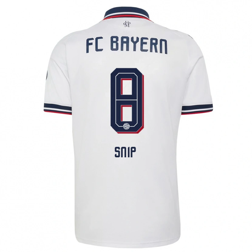 Danxen Heren Roy Snip #8 Wit Grijs Rood Uitshirt Uittenue 2026/27 T-Shirt