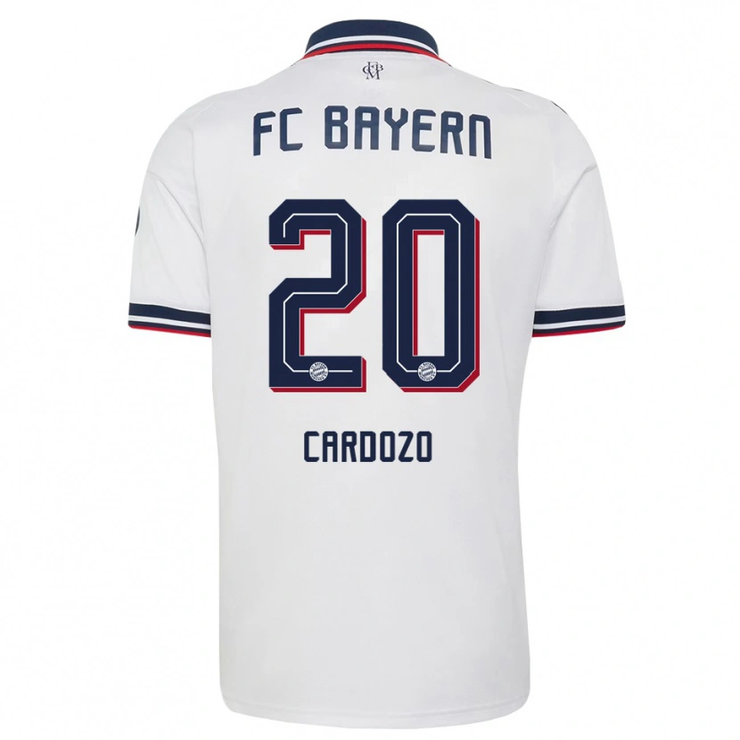 Danxen Heren Maycon Cardozo #20 Wit Grijs Rood Uitshirt Uittenue 2026/27 T-Shirt