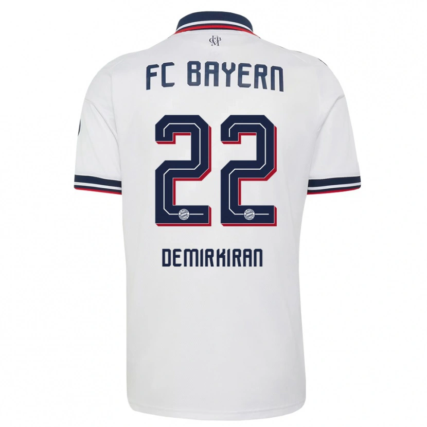 Danxen Heren Ediz Demirkiran #22 Wit Grijs Rood Uitshirt Uittenue 2026/27 T-Shirt