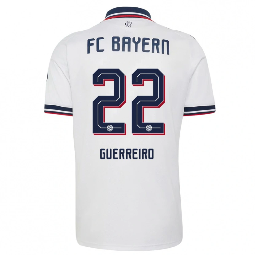 Danxen Heren Raphael Guerreiro #22 Wit Grijs Rood Uitshirt Uittenue 2026/27 T-Shirt