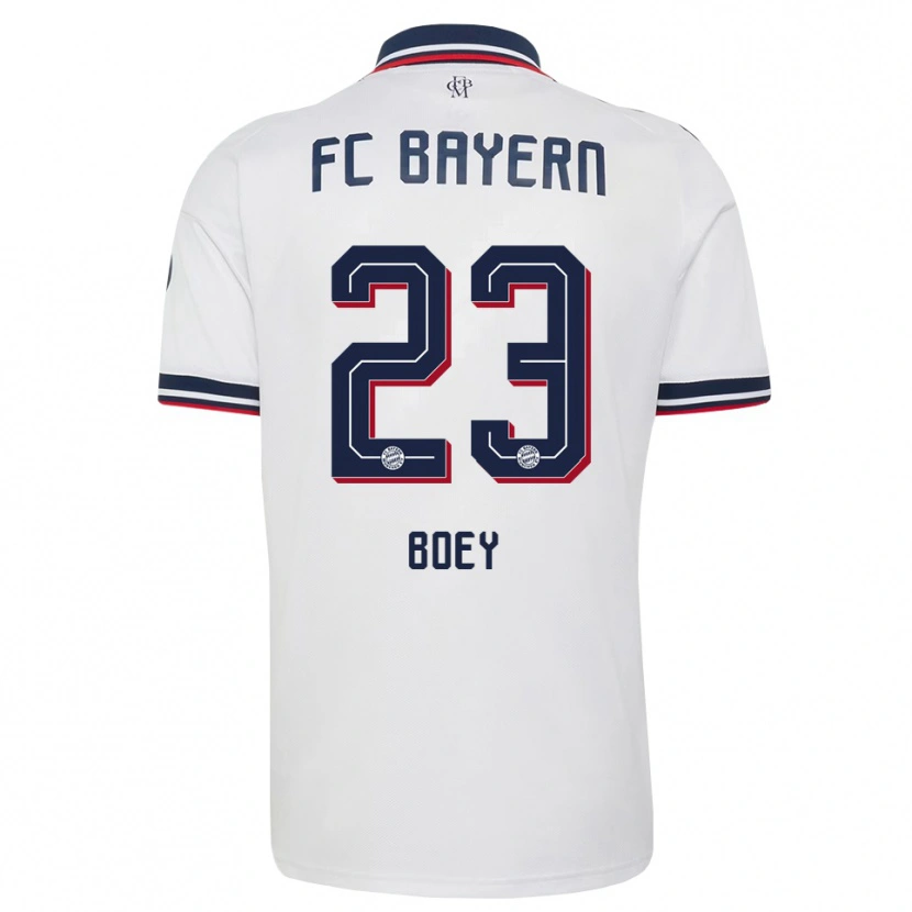 Danxen Heren Sacha Boey #23 Wit Grijs Rood Uitshirt Uittenue 2026/27 T-Shirt
