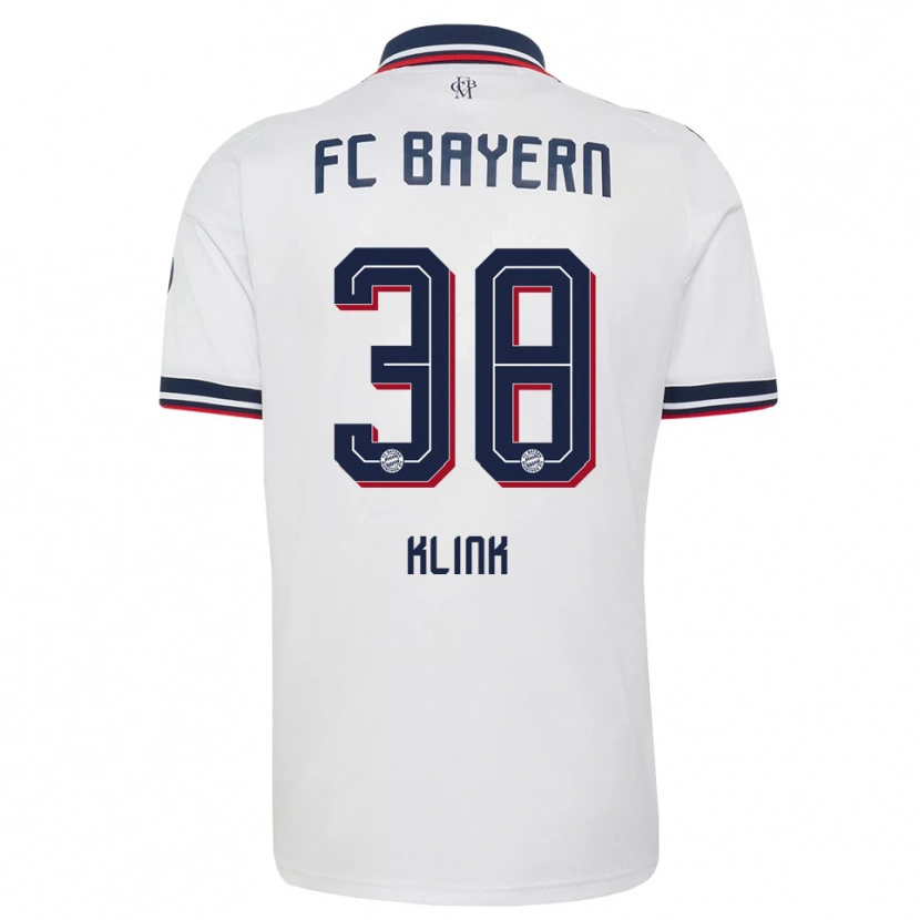 Danxen Heren Anna Klink #38 Wit Grijs Rood Uitshirt Uittenue 2026/27 T-Shirt