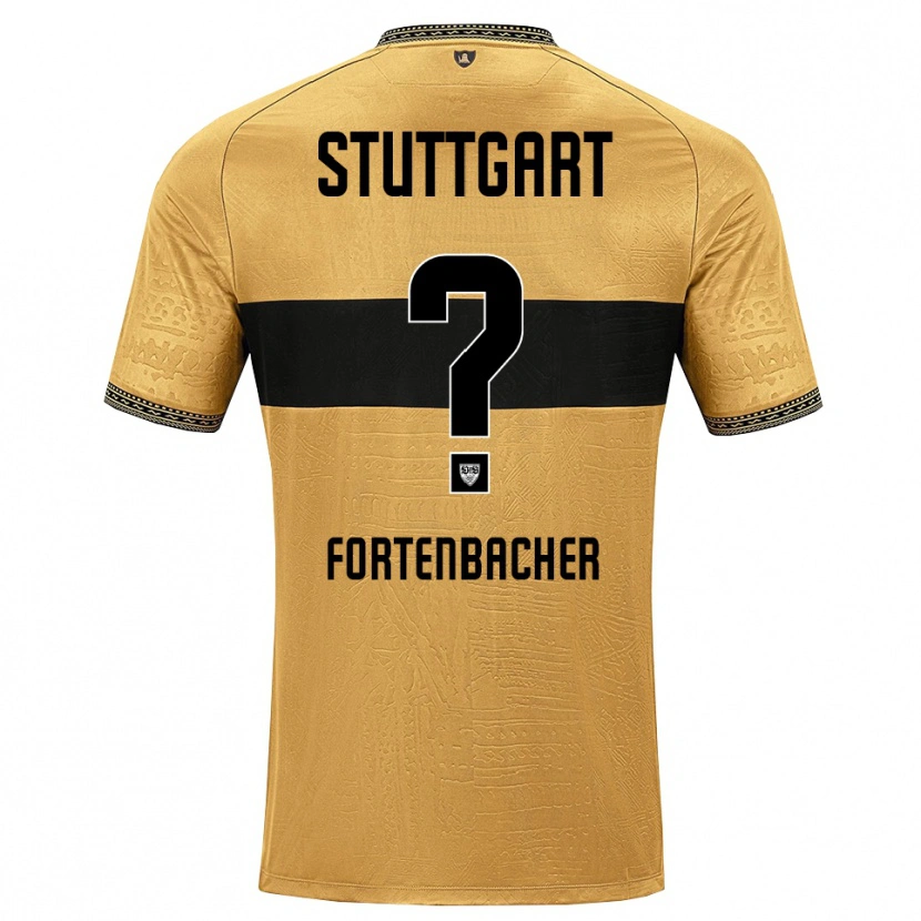 Danxen Heren Jannik Fortenbacher #0 Bruin Zwart Wit Uitshirt Uittenue 2026/27 T-Shirt