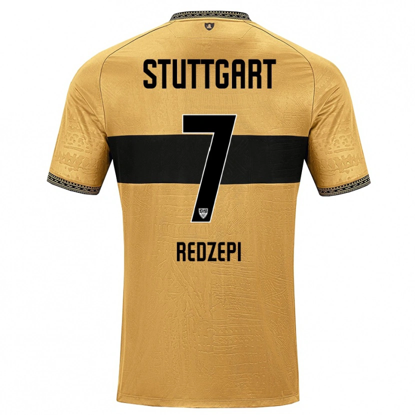 Danxen Heren Dafina Redzepi #7 Bruin Zwart Wit Uitshirt Uittenue 2026/27 T-Shirt