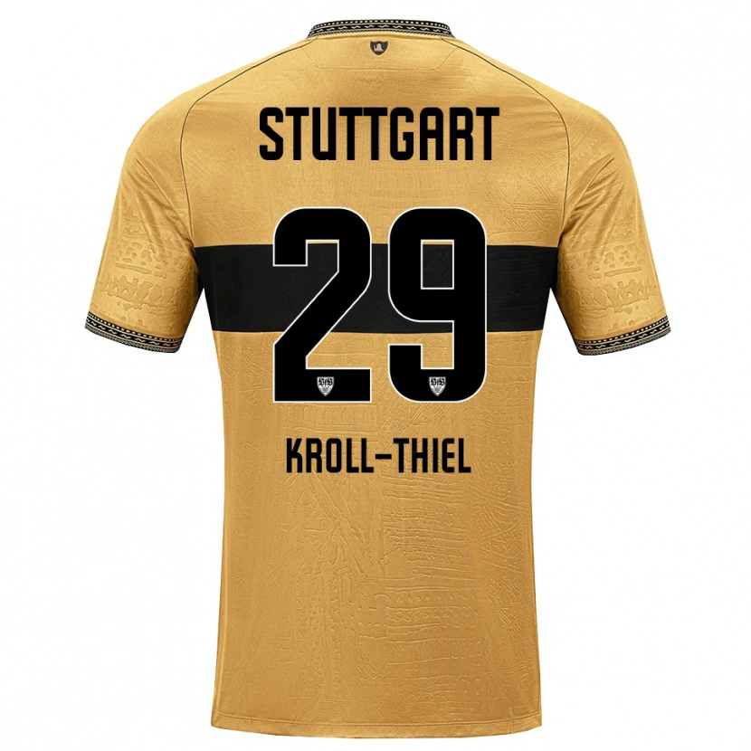 Danxen Heren Colin Kroll-Thiel #29 Bruin Zwart Wit Uitshirt Uittenue 2026/27 T-Shirt