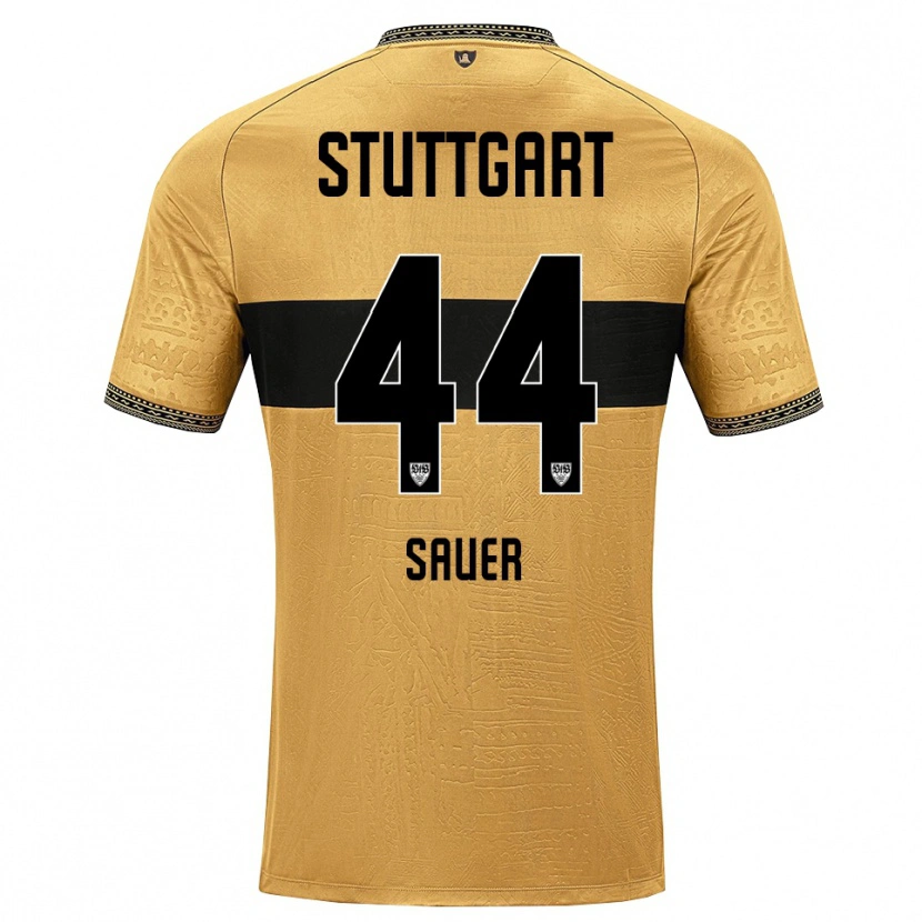 Danxen Heren Leo Sauer #44 Bruin Zwart Wit Uitshirt Uittenue 2026/27 T-Shirt