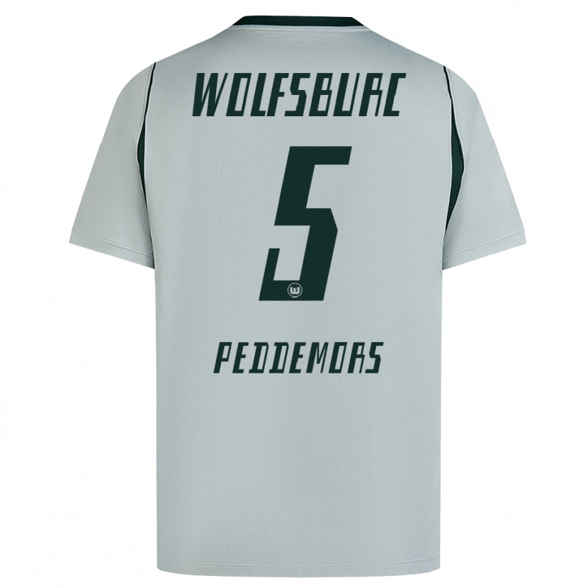 Danxen Heren Ella Peddemors #5 Grijs Groen Uitshirt Uittenue 2026/27 T-Shirt