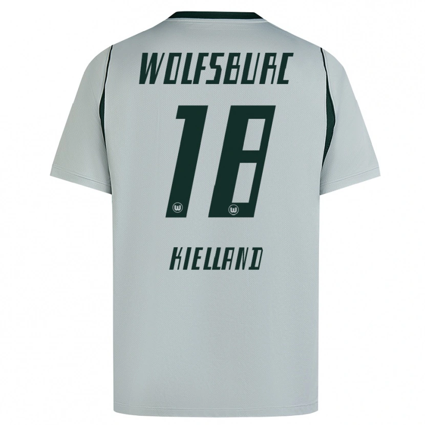 Danxen Heren Justine Kielland #18 Grijs Groen Uitshirt Uittenue 2026/27 T-Shirt