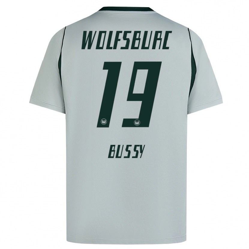 Danxen Heren Kessya Bussy #19 Grijs Groen Uitshirt Uittenue 2026/27 T-Shirt