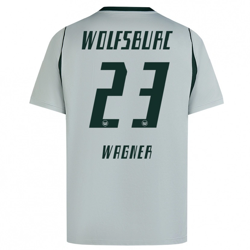 Danxen Heren Maksym Wagner #23 Grijs Groen Uitshirt Uittenue 2026/27 T-Shirt