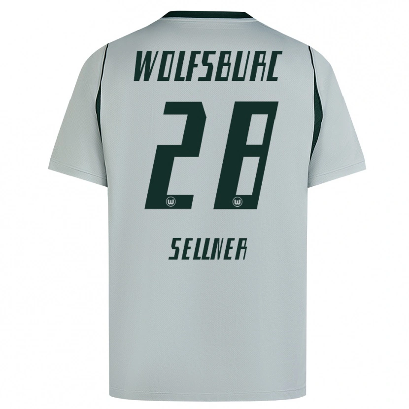 Danxen Heren Tabea Sellner #28 Grijs Groen Uitshirt Uittenue 2026/27 T-Shirt