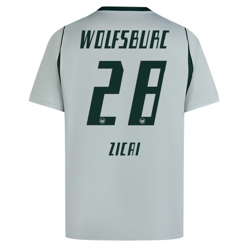Danxen Heren Cora Zicai #28 Grijs Groen Uitshirt Uittenue 2026/27 T-Shirt