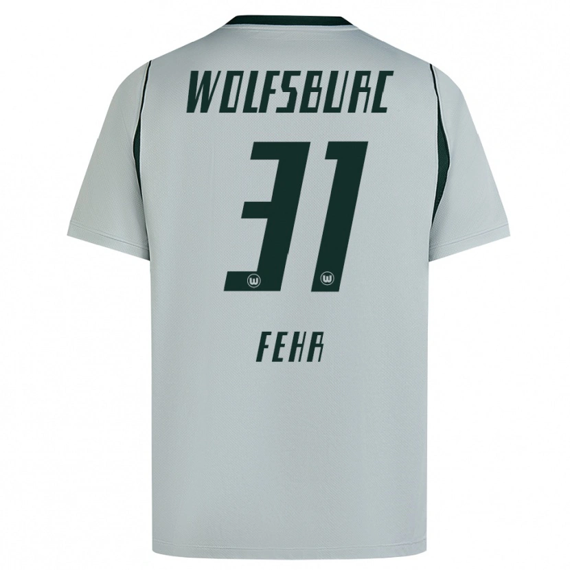 Danxen Heren Henrik Fehr #31 Grijs Groen Uitshirt Uittenue 2026/27 T-Shirt
