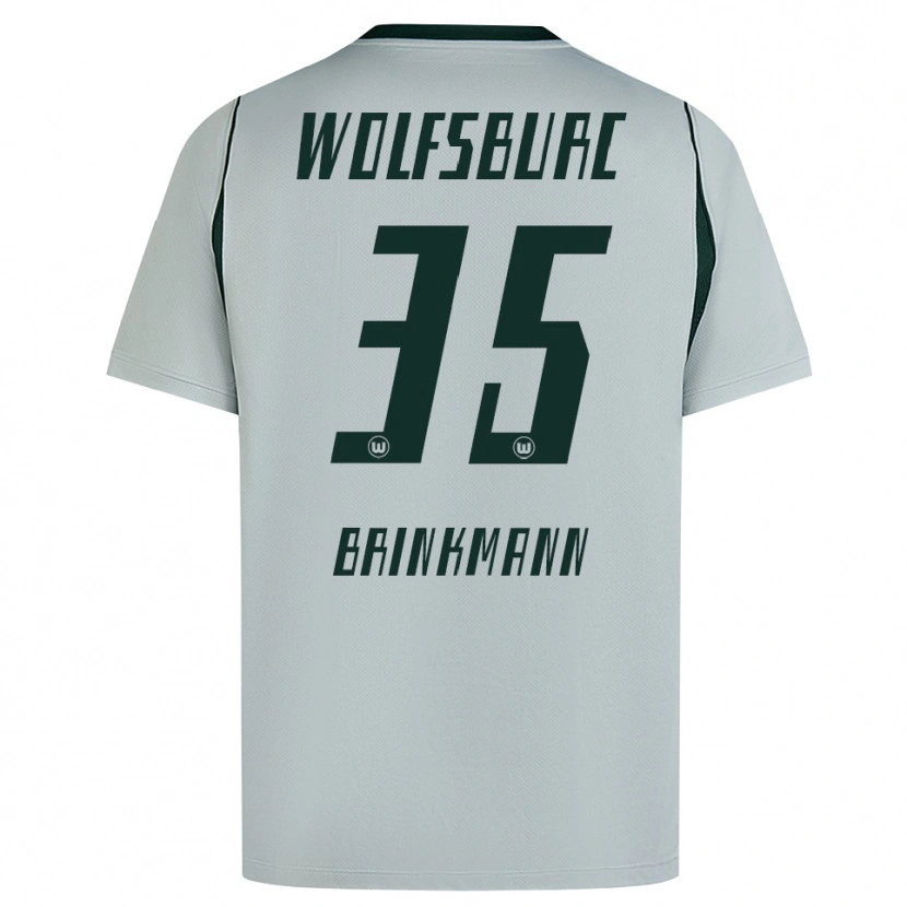 Danxen Heren Karla Brinkmann #35 Grijs Groen Uitshirt Uittenue 2026/27 T-Shirt