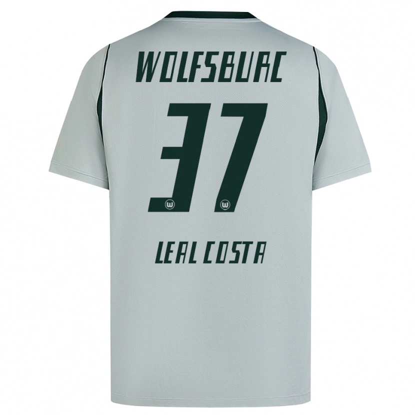 Danxen Heren David Leal Costa #37 Grijs Groen Uitshirt Uittenue 2026/27 T-Shirt